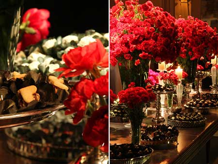 ideias de casamentos decorados com vermelho