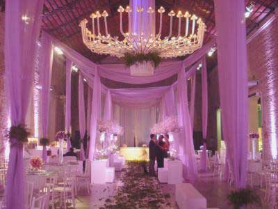 com lustre decoração de casamento