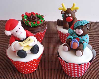 fotos de cupcakes decorados