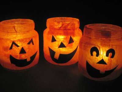Halloween com luz