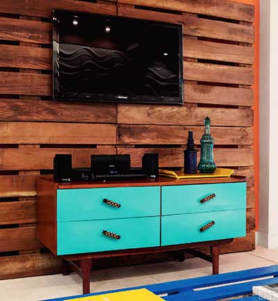 fotos de decoração com paletes