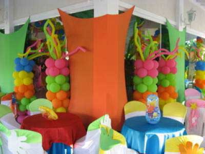 Modelos de decoração com bolas