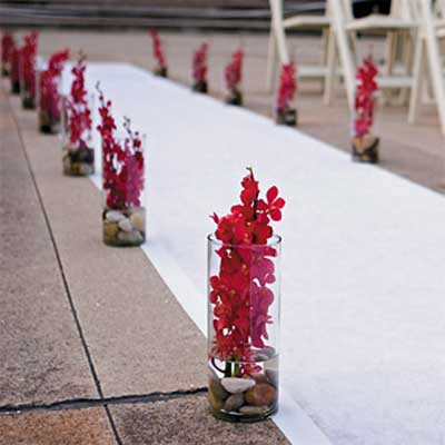 decoração para casamento de dia