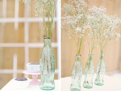 dicas de decoração com garrafas