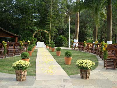 decoração de casamento no campo