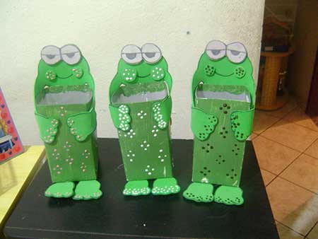 artesanato com caixa de leite
