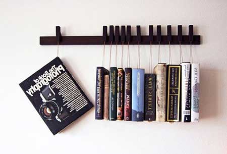 imagens de prateleiras de livros