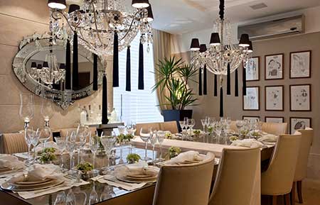 decoração de luxo