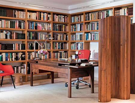 prateleiras de livros grande