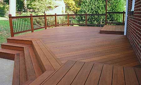 decoração de deck