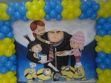 decoração minnions