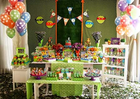 decoração das tartarugas ninja