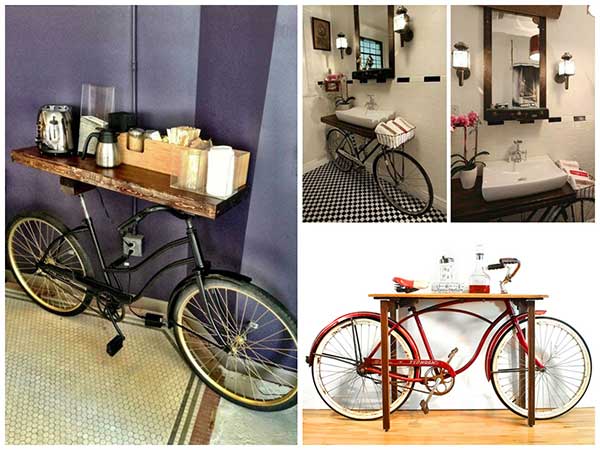 bicicletas na decoração