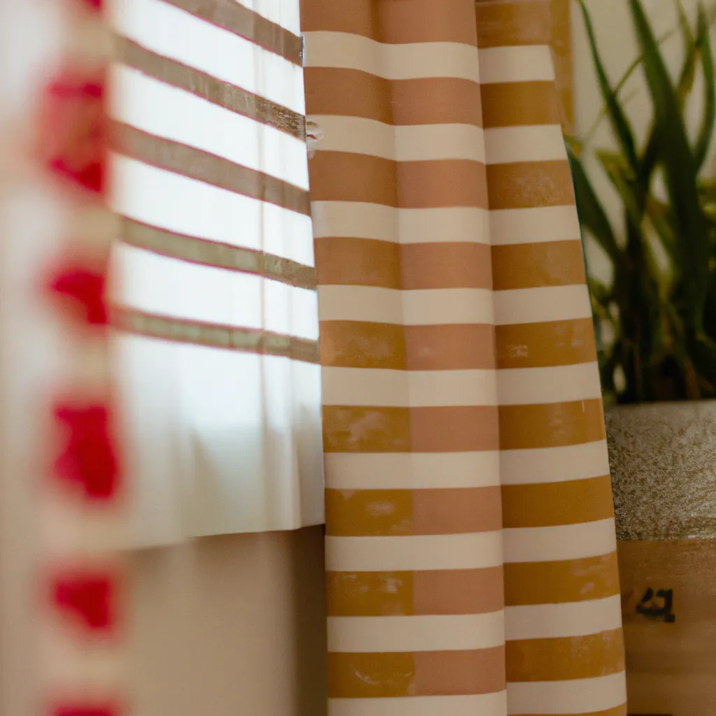 Listras na Decoração: Aprenda a Usar Cortinas Estampadas!