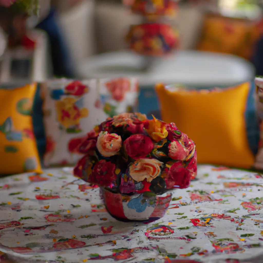 Flores na Decoração: Aprenda a Usar Tecidos Florais!