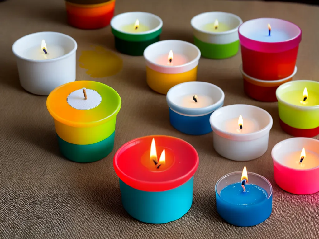 Dicas artesanato capsulas cafe porta velas colorido