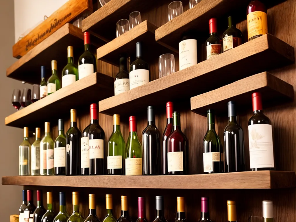 Dicas como criar estante vinho madeira
