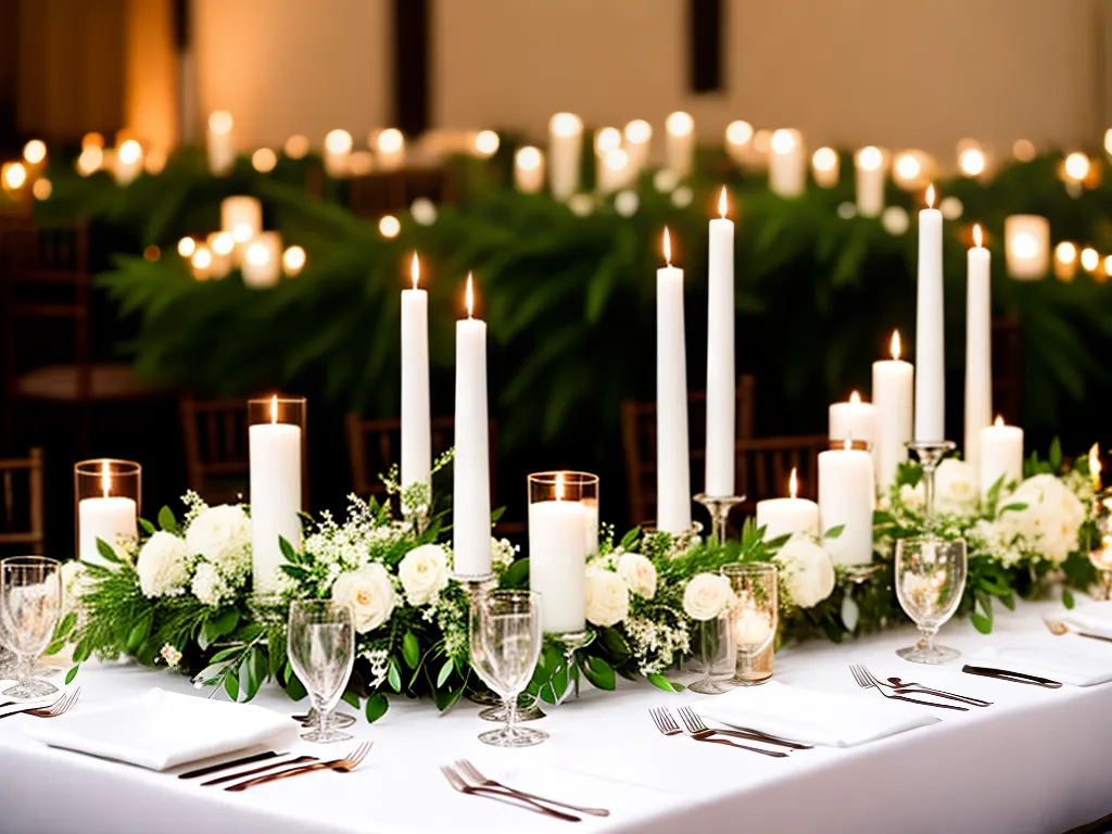 Dicas maneiras criativas de utilizar velas na decoracao de casamentos 1