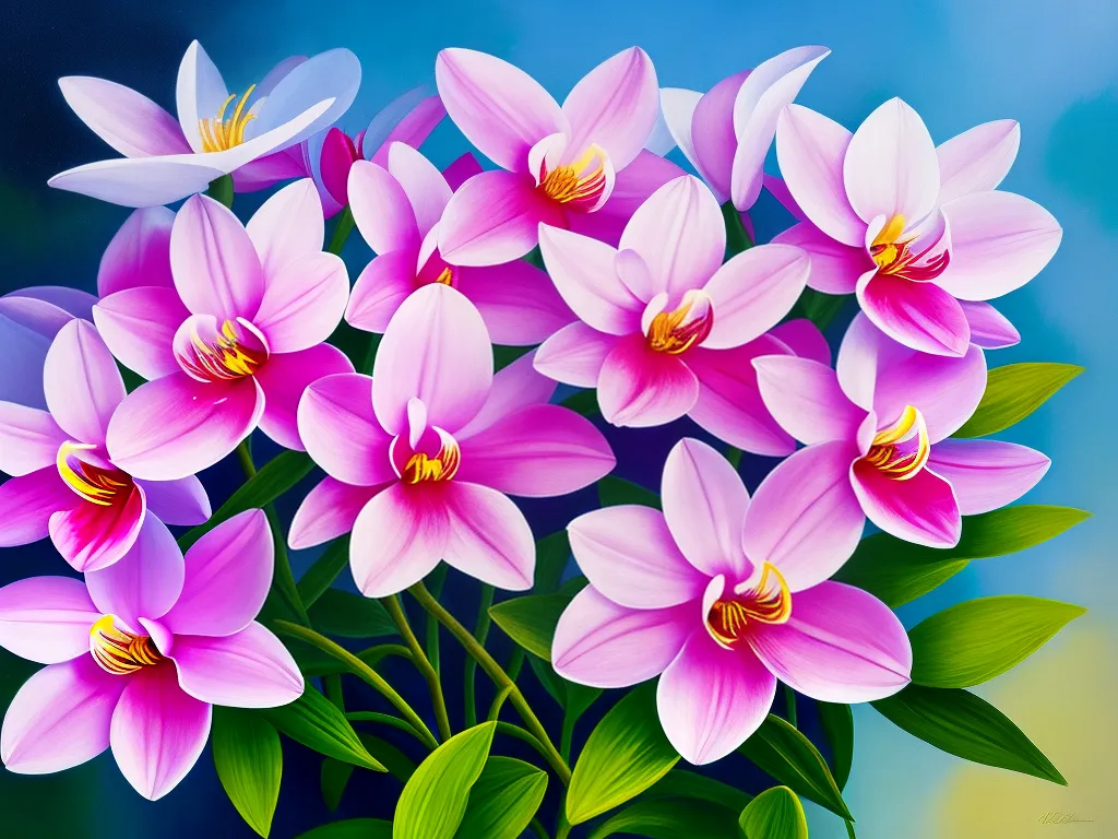 Dicas orquideas pintura oleo obras artistas