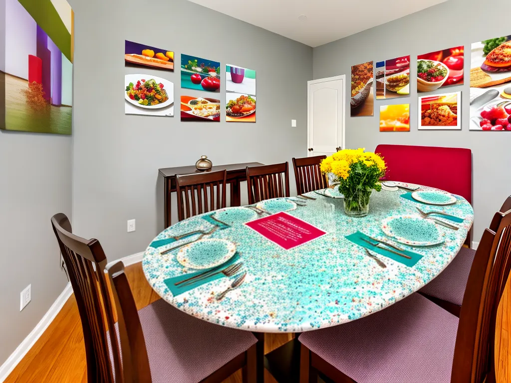 Transforme sua Sala de Jantar com Adesivos Decorativos