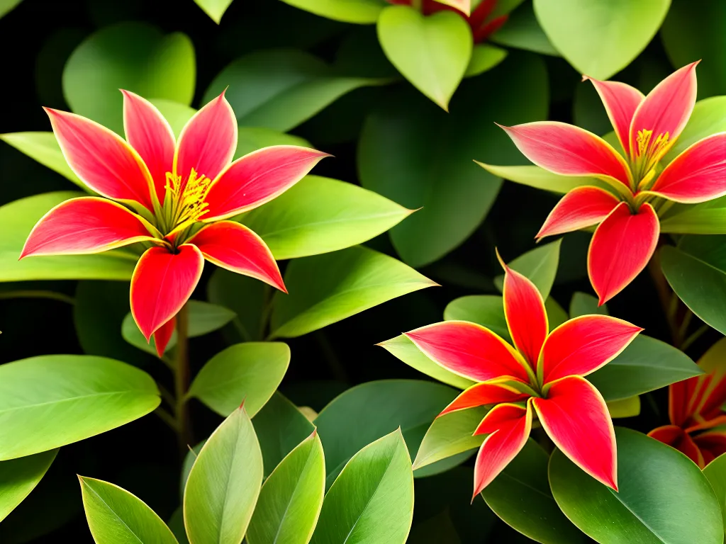 Beleza exótica: Alpinia zerumbet variegata.