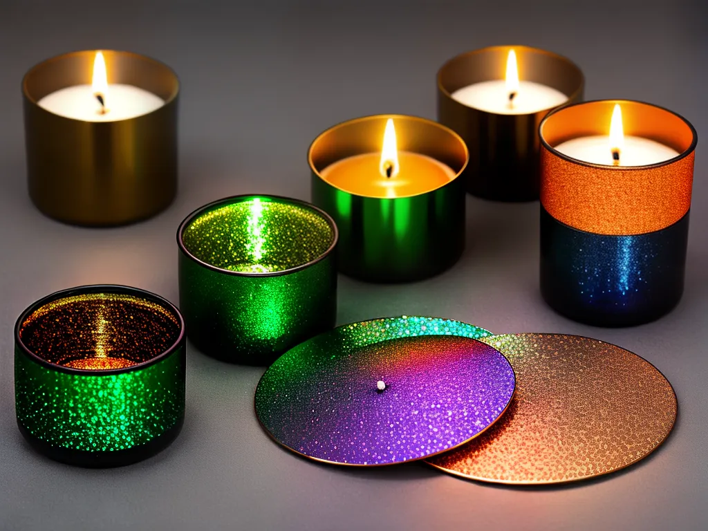 Cápsulas de Café: Porta-Velas Artesanal Colorido