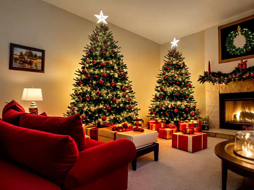 Harmonia e Beleza: Árvores de Natal no Design de Interiores