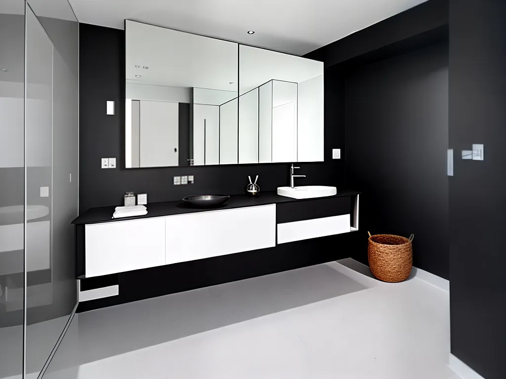 Geometria nos Banheiros: Decoração com Estilo