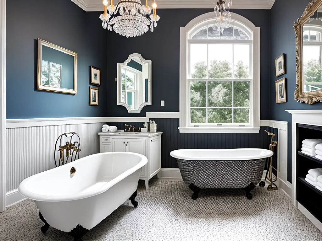 Elegância Vitoriana: Decoração para Banheiros