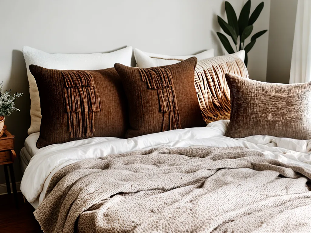 Boêmia na Cama: Capas de Travesseiro com Franjas