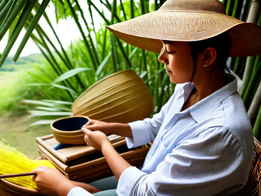 Tecendo Natureza: Aprendendo Cestaria com Fibras Naturais