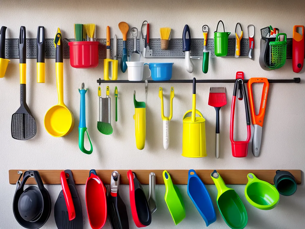 Organização Prática de Ferramentas de Jardinagem