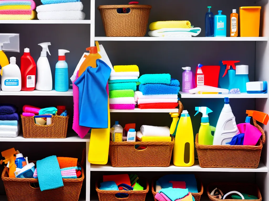 Organizando Produtos de Limpeza para Calçados