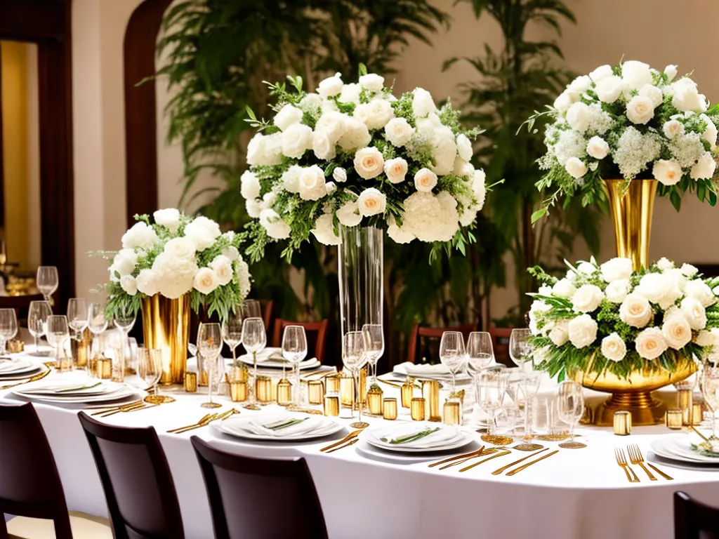 Dourado na Decoração: Casamento Luxuoso e Sofisticado