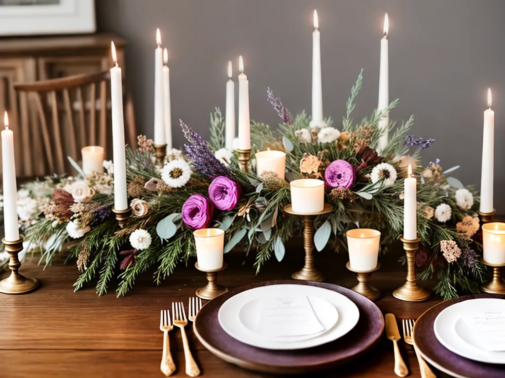 Flores Secas: Elegância Rústica na Decoração de Casamento