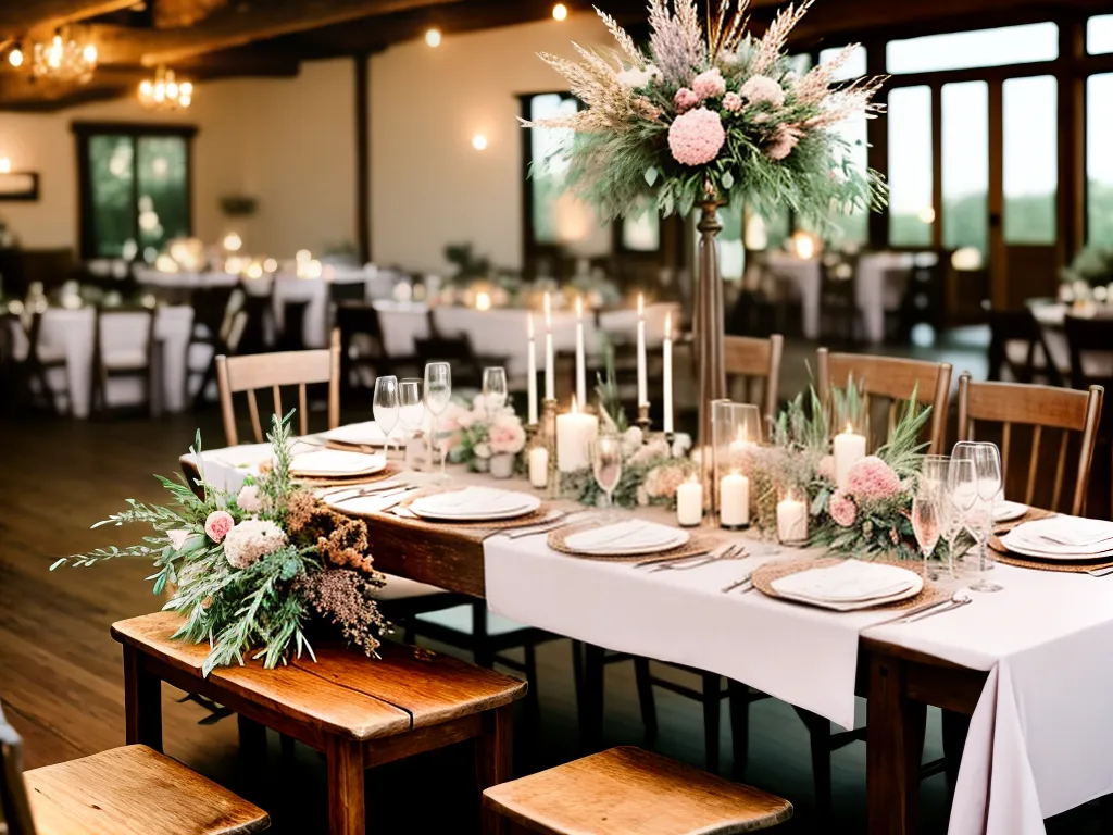 Encante seus convidados com Flores Secas: Decoração Rústica e Elegante