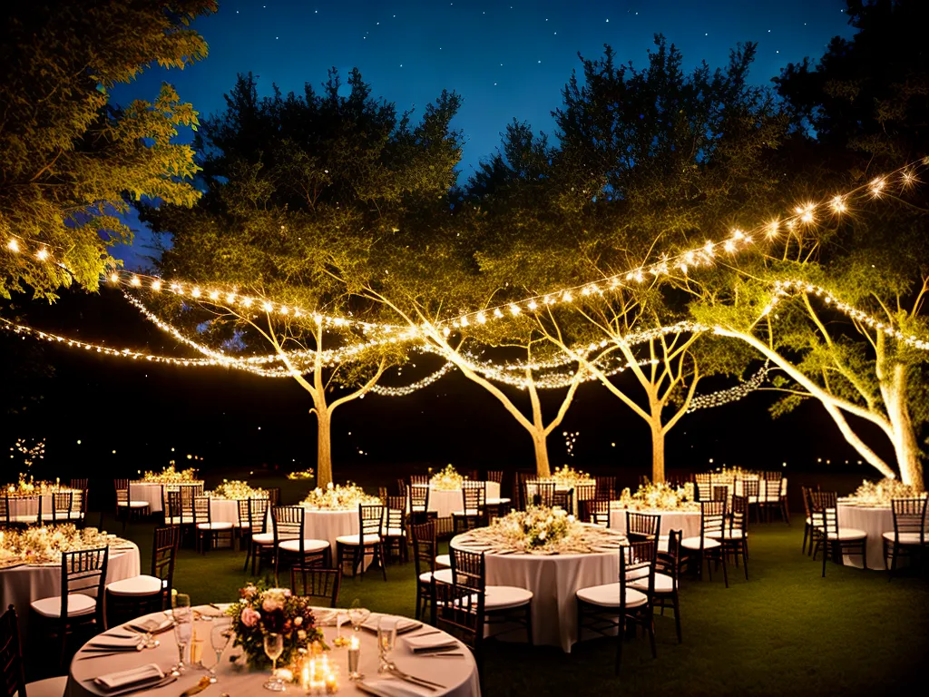 Magia à luz de fada: decoração de casamento
