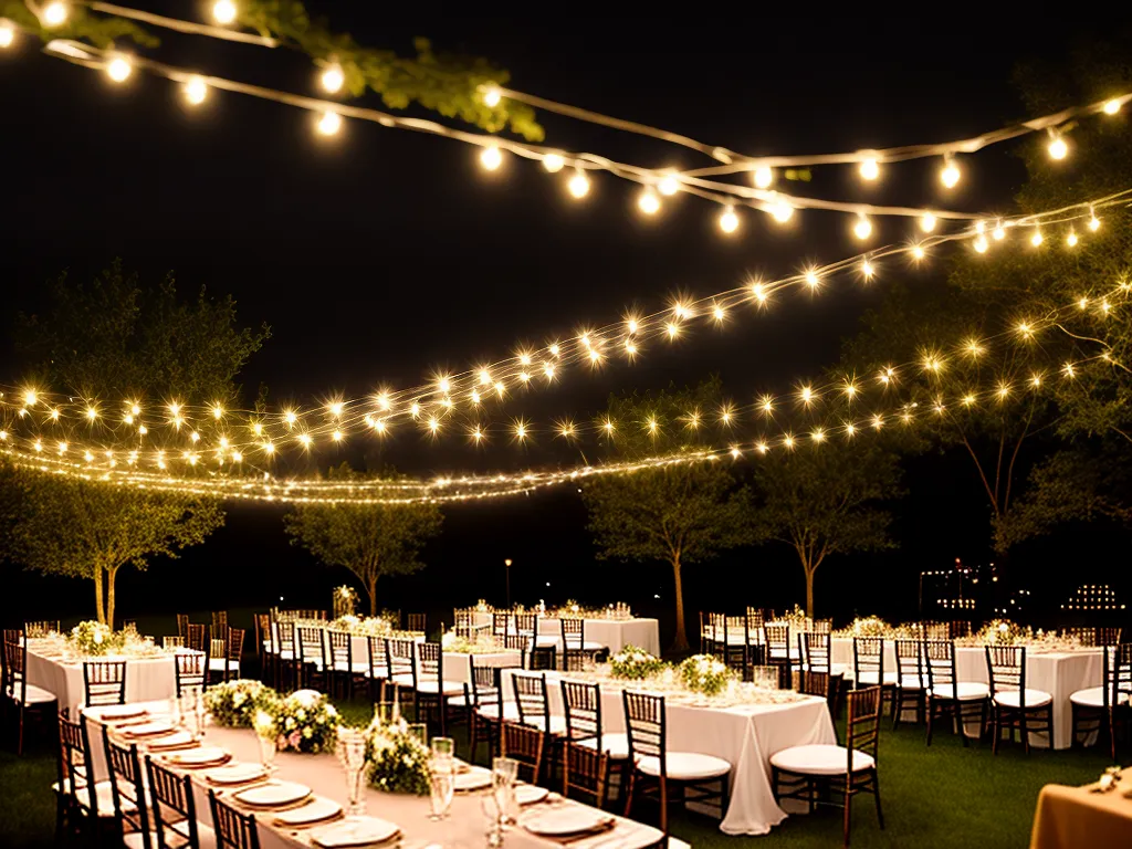 Brilho e Modernidade: Decoração de Casamento com LED