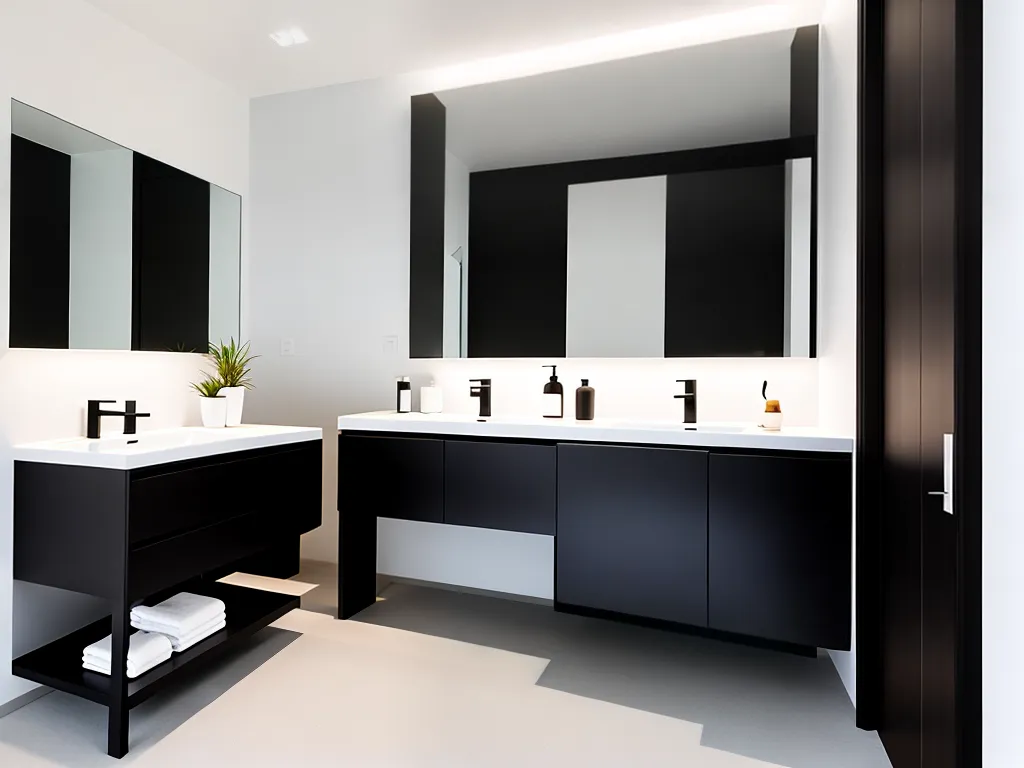 Minimalismo Masculino: Decoração de Banheiro