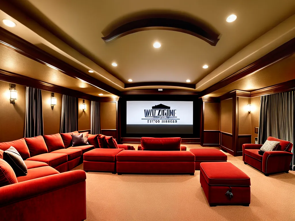 Texturas e aconchego: decore seu Home Theater