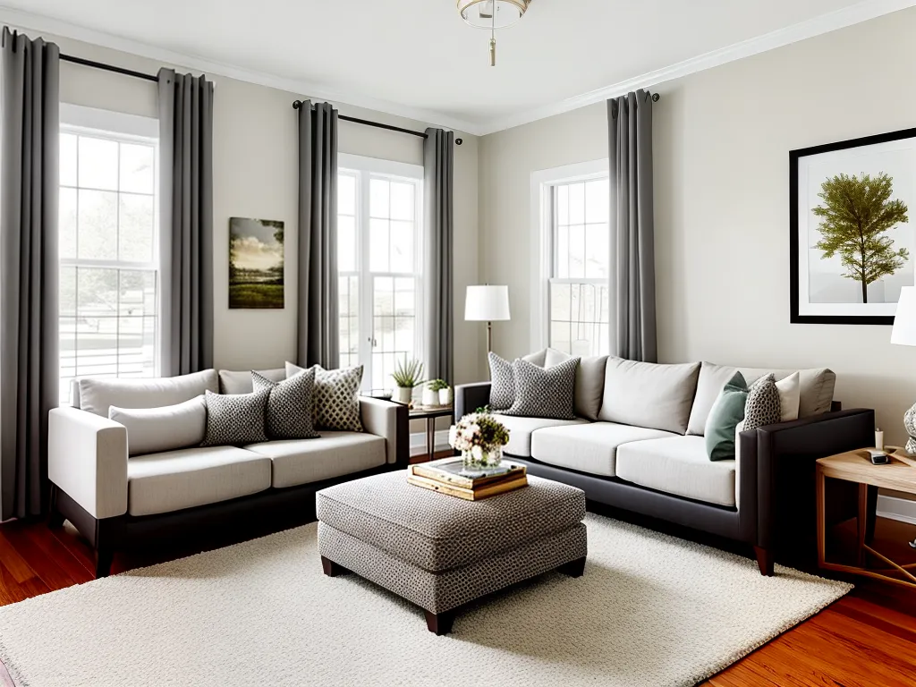 Equilíbrio Visual: A Chave da Decoração de Apartamentos