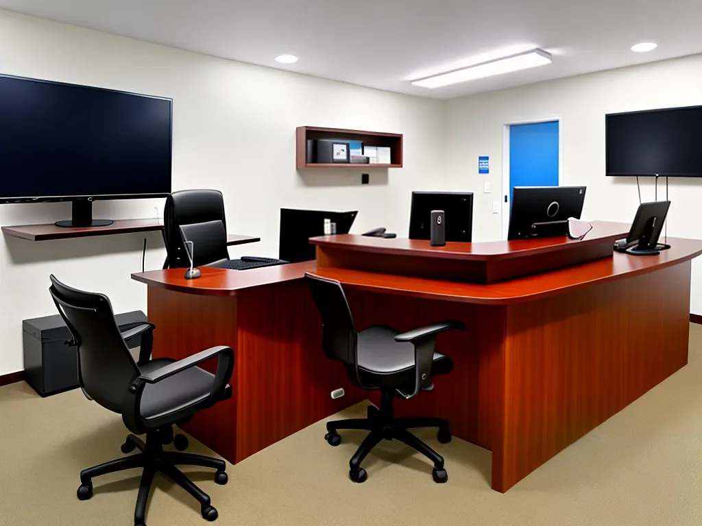 Ergonomia: Design Impactante do Balcão de Atendimento