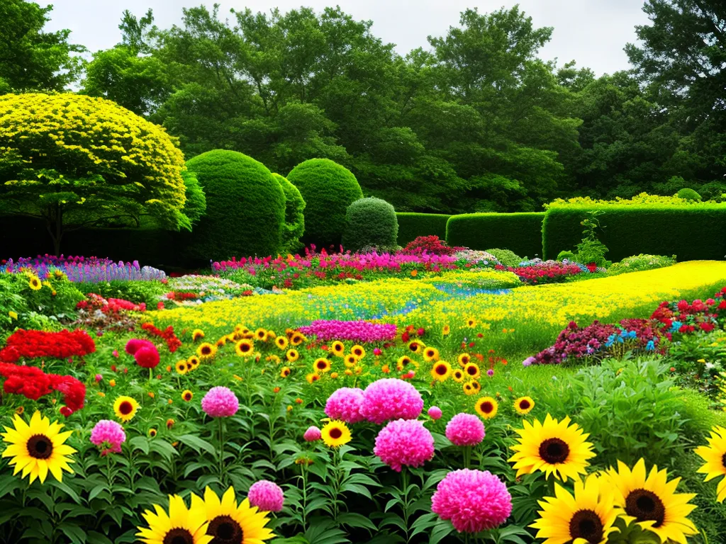 Florescendo: As Melhores Plantas para Jardins de Flores Grandes