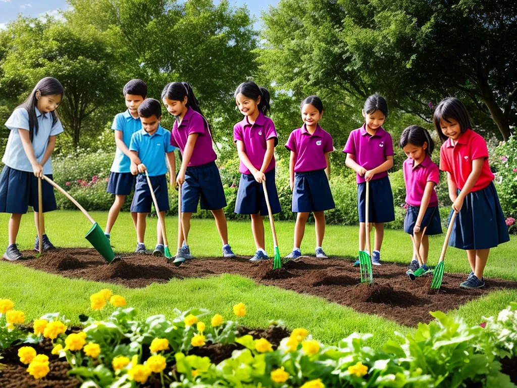 Escolas Verdes: Jardins Sustentáveis para Educação