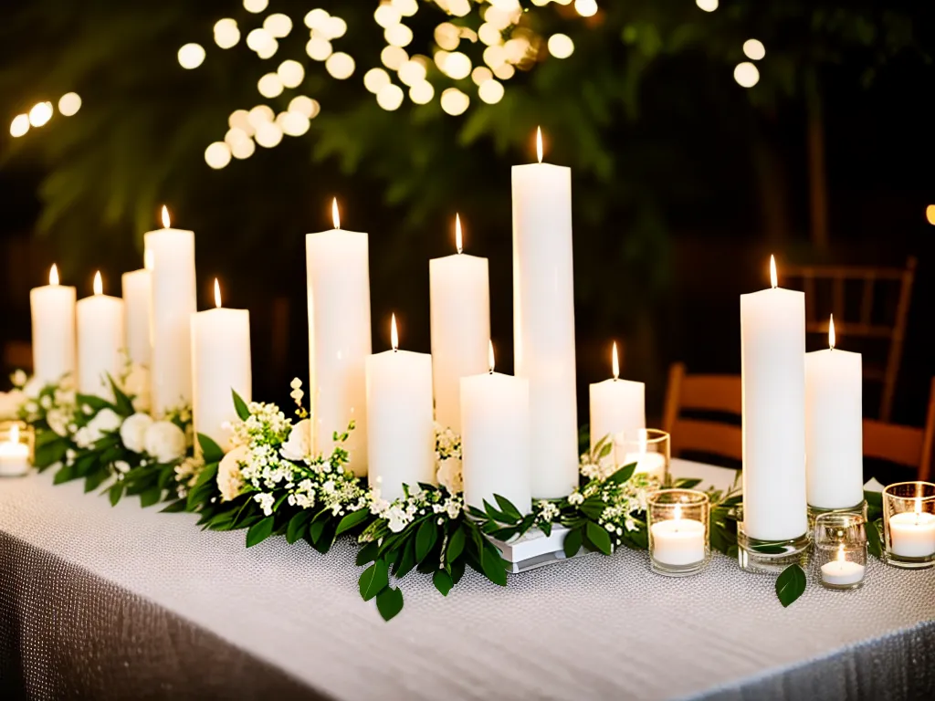 Velas na Decoração: Ideias Criativas para Casamentos