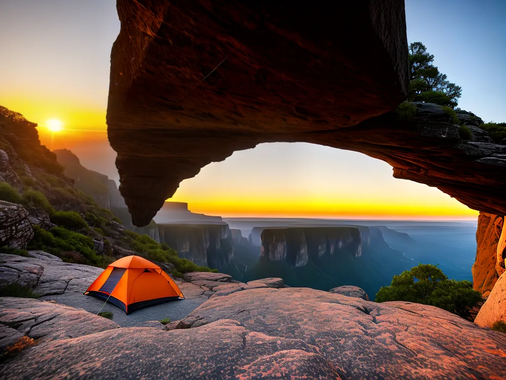 Top Destinos de Camping para Escalada em Rocha