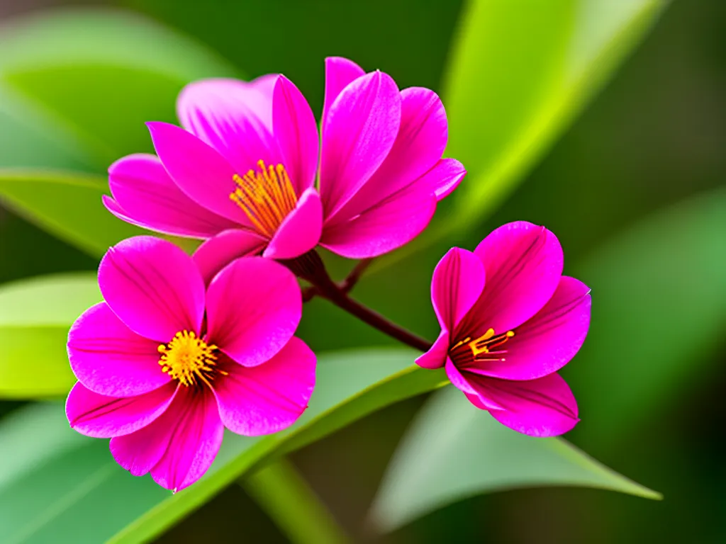 Beleza Exótica: Mussaenda Rosa Arbustiva