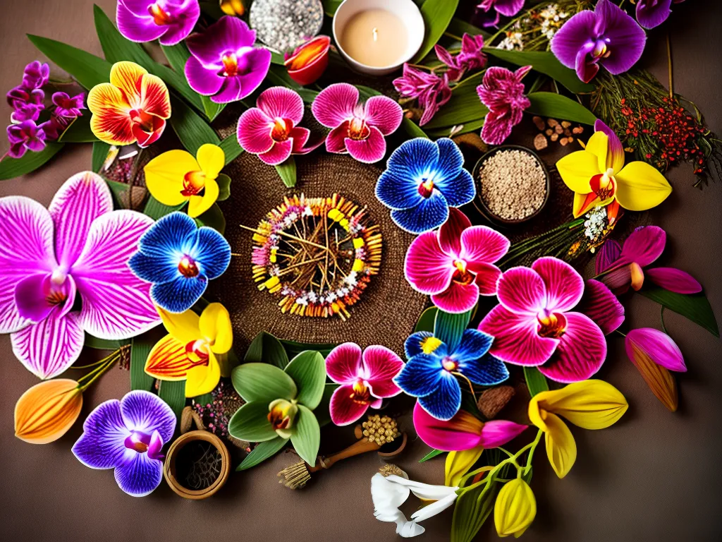Fotos orquideas cultura xamanica rituais simbolismo