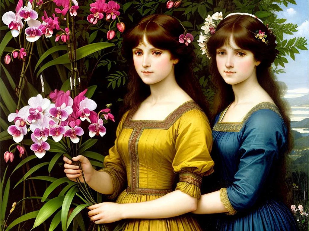 Orquídeas na Arte Pré-Rafaelita: Obras e Artistas