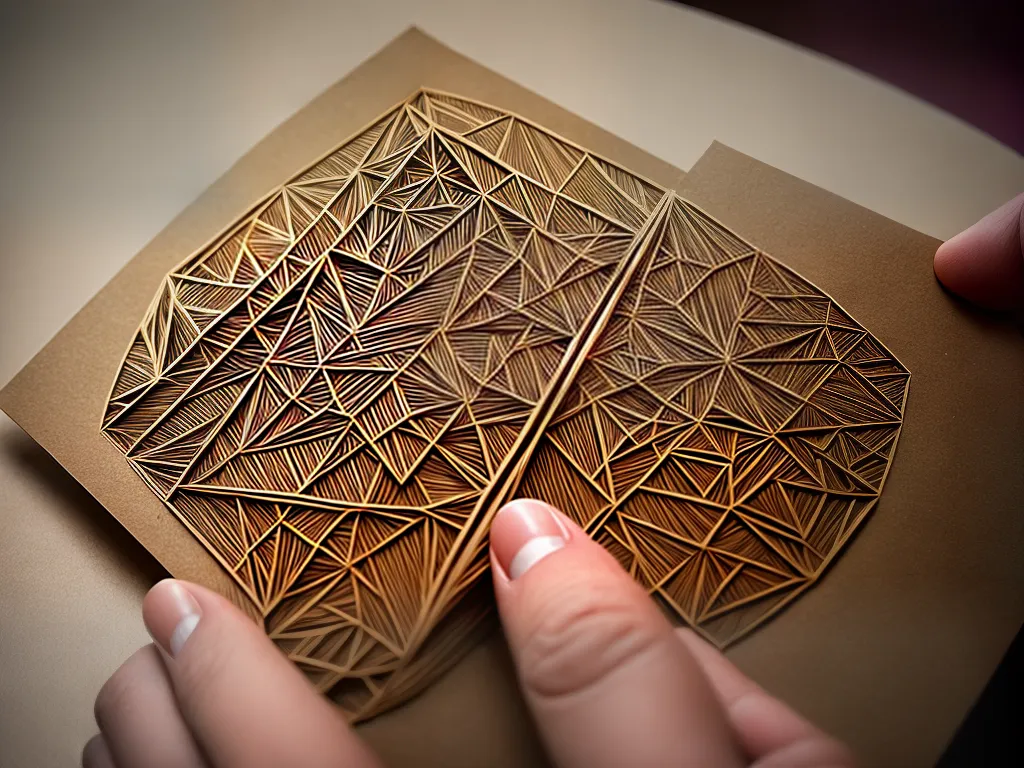 Origami em Papelão: Dobras Tridimensionais Criativas
